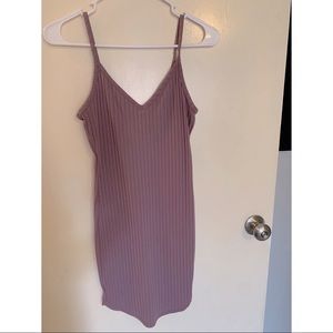 Mauve bodycon dress